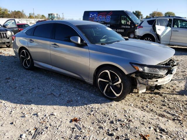 1HGCV1F32KA099697 - 2019 HONDA ACCORD SPORT SILVER photo 4