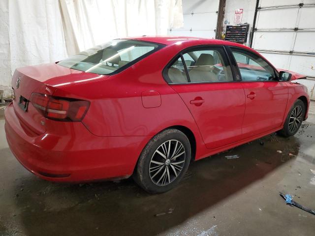 3VWDB7AJ6JM222288 - 2018 VOLKSWAGEN JETTA SE RED photo 3