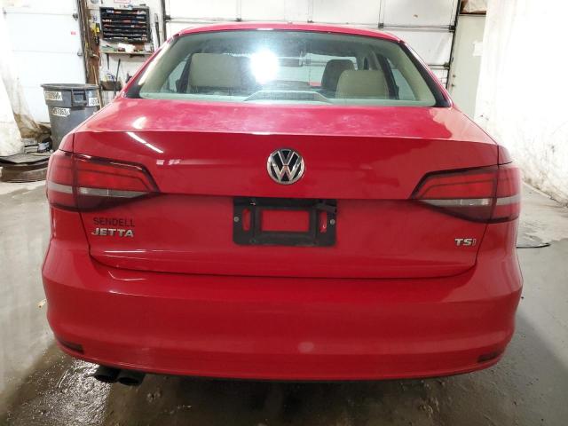 3VWDB7AJ6JM222288 - 2018 VOLKSWAGEN JETTA SE RED photo 6