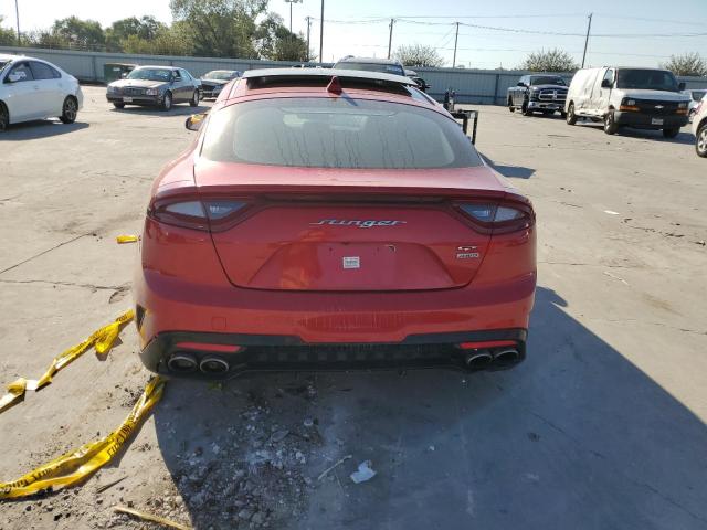 KNAE55LC6J6022090 - 2018 KIA STINGER GT2 RED photo 6