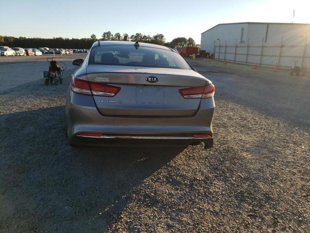 5XXGT4L3XGG100652 - 2016 KIA OPTIMA LX GRAY photo 6