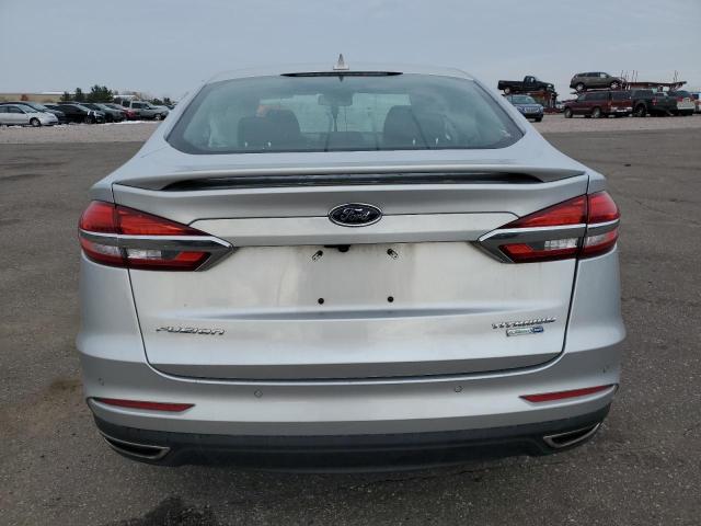 3FA6P0D97KR152803 - 2019 FORD FUSION TITANIUM SILVER photo 6