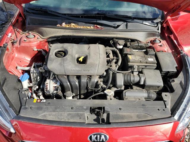 3KPF34AD9KE017934 - 2019 KIA FORTE GT LINE RED photo 11