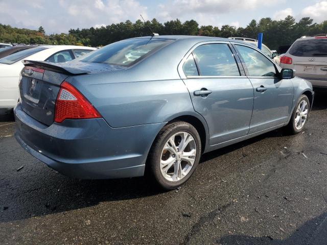 3FAHP0HA6CR183491 - 2012 FORD FUSION SE BLUE photo 3