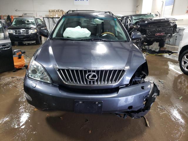 2T2HK31U09C125241 - 2009 LEXUS RX 350 CHARCOAL photo 5