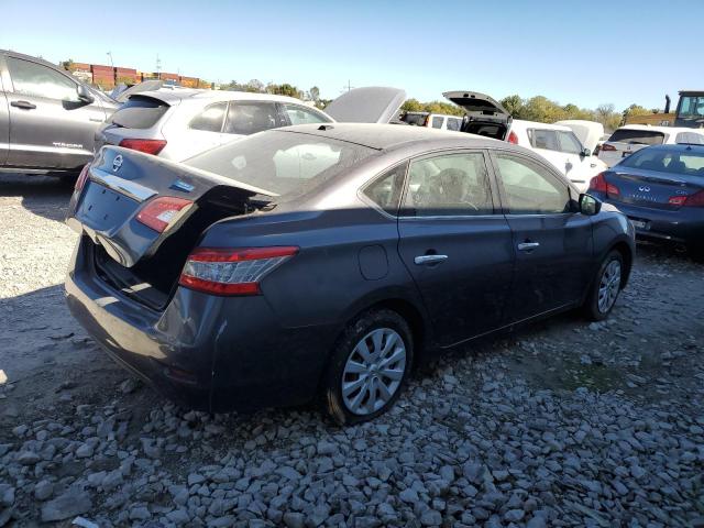 3N1AB7AP2DL724478 - 2013 NISSAN SENTRA S GRAY photo 3