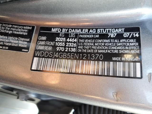 WDDSJ4GB5EN121370 - 2014 MERCEDES-BENZ CLA 250 4MATIC GRAY photo 13