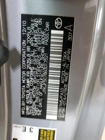 JTKJF5C78B3017521 - 2011 TOYOTA SCION TC Boz foto 12