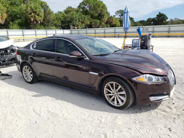 SAJWA0ES9DPS95681 - 2013 JAGUAR XF PURPLE photo 4