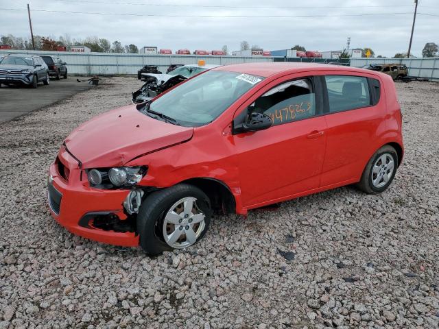 1G1JB6SH9F4179704 - 2015 CHEVROLET SONIC LS RED photo 1