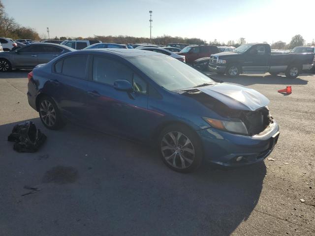 2HGFB6E57CH703690 - 2012 HONDA CIVIC SI BLUE photo 4