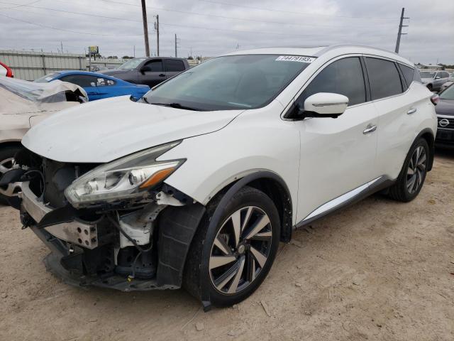 5N1AZ2MG1FN266874 - 2015 NISSAN MURANO S WHITE photo 1