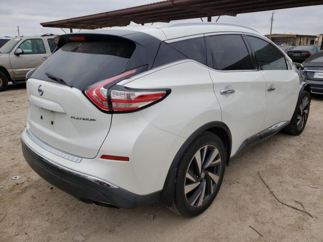 5N1AZ2MG1FN266874 - 2015 NISSAN MURANO S WHITE photo 3