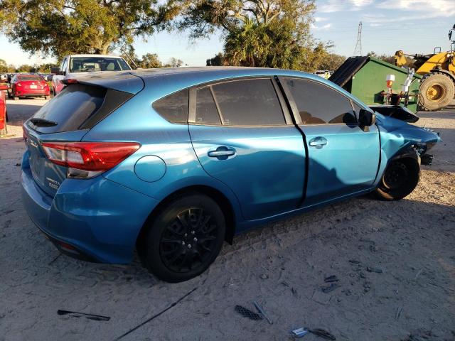 4S3GTAA62H3746135 - 2017 SUBARU IMPREZA BLUE photo 3