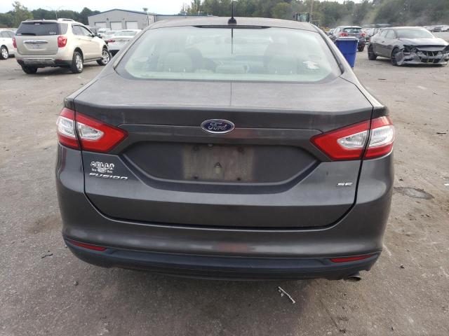 3FA6P0H73FR115603 - 2015 FORD FUSION SE GRAY photo 6