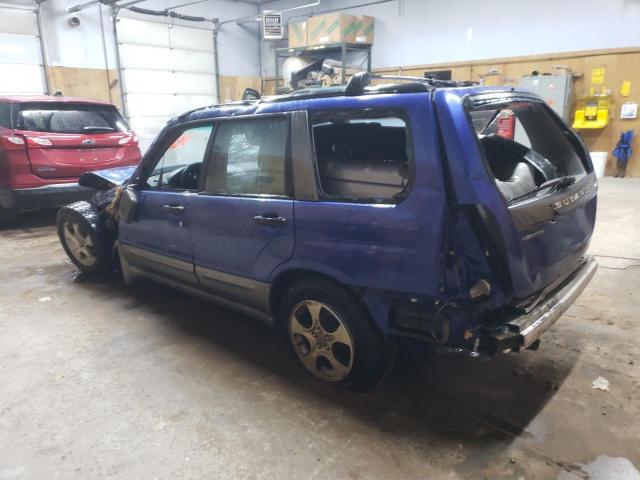 JF1SG656X3H752644 - 2003 SUBARU FORESTER 2.5XS Синий фото 2