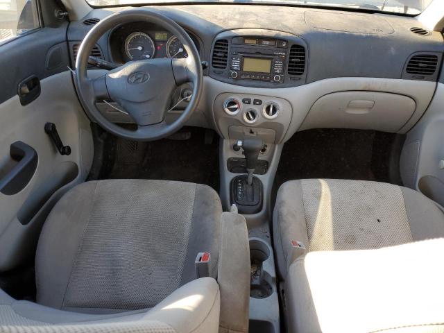 KMHCN46C78U242887 - 2008 HYUNDAI ACCENT GLS GRAY photo 8