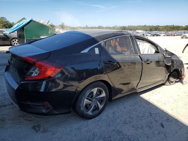 19XFC2F67LE025594 - 2020 HONDA CIVIC LX BLACK photo 3