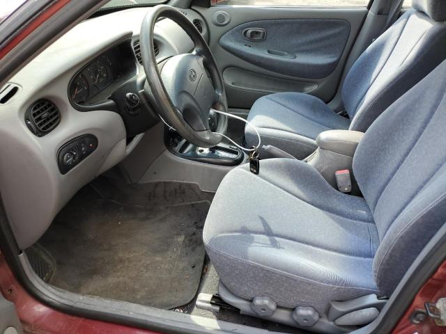 KMHJW35F0XU129498 - 1999 HYUNDAI ELANTRA GLS MAROON photo 7