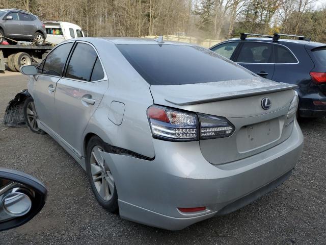 JTHBB1BA0B2042723 - 2011 LEXUS HS 250H SILVER photo 2