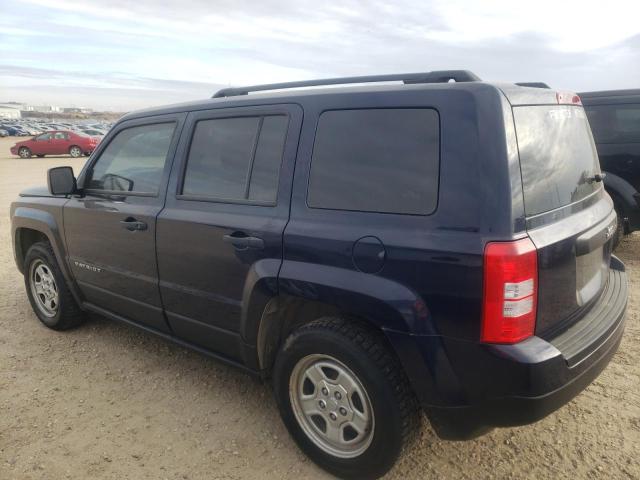 1C4NJPAB0FD317872 - 2015 JEEP PATRIOT BLUE photo 2