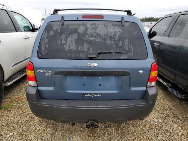 1FMYU03106KA18390 - 2006 FORD ESCAPE XLT BLUE photo 6