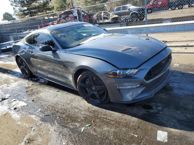 1FA6P8CFXM5155643 - 2021 FORD MUSTANG GT GRAY photo 4