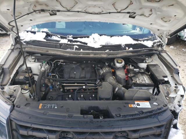 1FM5K8AR8JGB81011 - 2018 FORD EXPLORER POLICE INTERCEPTOR Weiß Foto 11