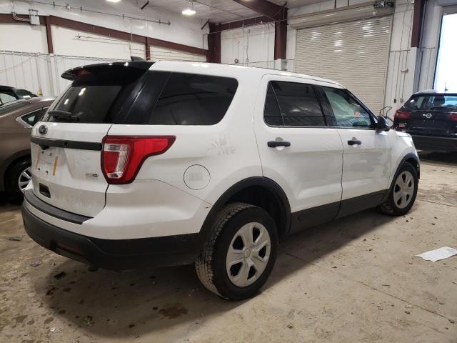 1FM5K8AR8JGB81011 - 2018 FORD EXPLORER POLICE INTERCEPTOR WHITE photo 3