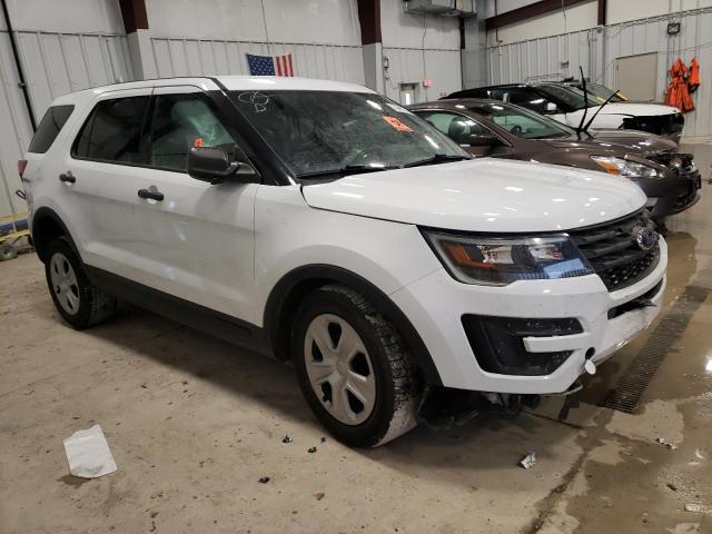 1FM5K8AR8JGB81011 - 2018 FORD EXPLORER POLICE INTERCEPTOR Weiß Foto 4