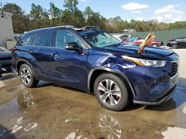 5TDHZRAHXLS506261 - 2020 TOYOTA HIGHLANDER XLE Көк фото 4