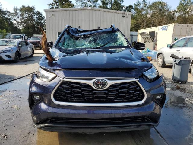 5TDHZRAHXLS506261 - 2020 TOYOTA HIGHLANDER XLE Көк фото 5