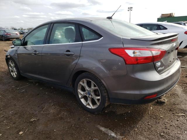 1FAHP3J27CL277530 - 2012 FORD FOCUS TITANIUM GRAY photo 2