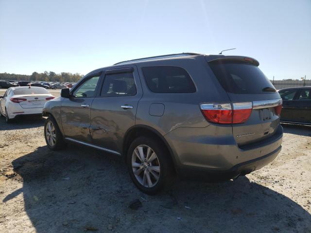 1D4SD4GT6BC604516 - 2011 DODGE DURANGO CREW GRAY photo 2