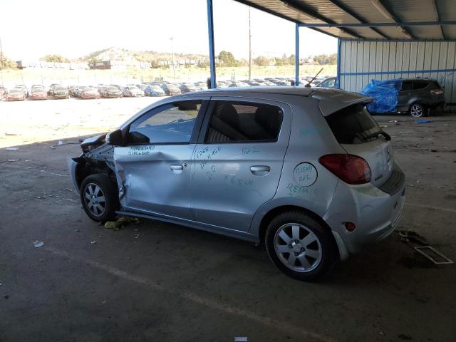 ML32A4HJ7FH047193 - 2015 MITSUBISHI MIRAGE ES SILVER photo 2