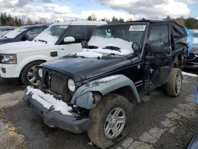 1J4AA2D14BL528586 - 2011 JEEP WRANGLER SPORT BLACK photo 1