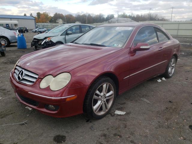 WDBTJ56H17F214103 - 2007 MERCEDES-BENZ CLK 350 MAROON photo 1