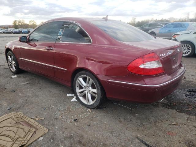 WDBTJ56H17F214103 - 2007 MERCEDES-BENZ CLK 350 MAROON photo 2