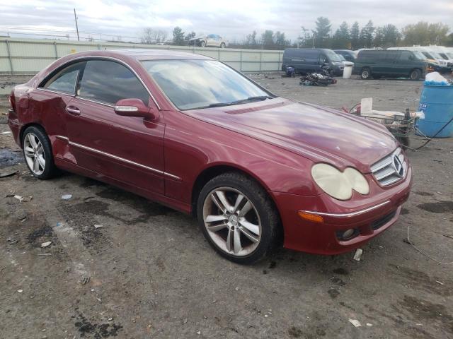 WDBTJ56H17F214103 - 2007 MERCEDES-BENZ CLK 350 MAROON photo 4