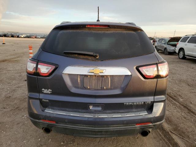 1GNKVJKD5EJ105285 - 2014 CHEVROLET TRAVERSE LTZ GRAY photo 6