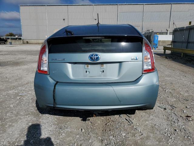 JTDKN3DU9F1947131 - 2015 TOYOTA PRIUS BLUE photo 6