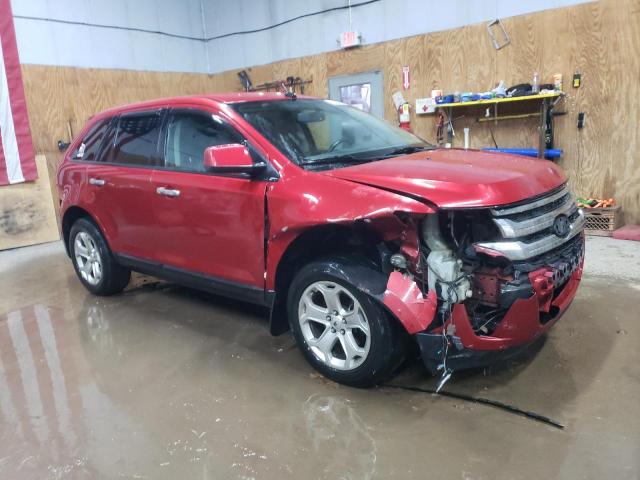 2FMDK4JC4BBA10037 - 2011 FORD EDGE SEL RED photo 4