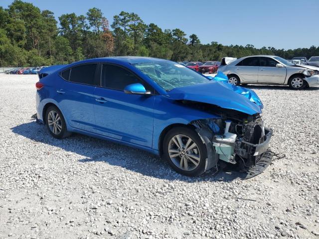 5NPD84LF9JH332427 - 2018 HYUNDAI ELANTRA SEL BLUE photo 4