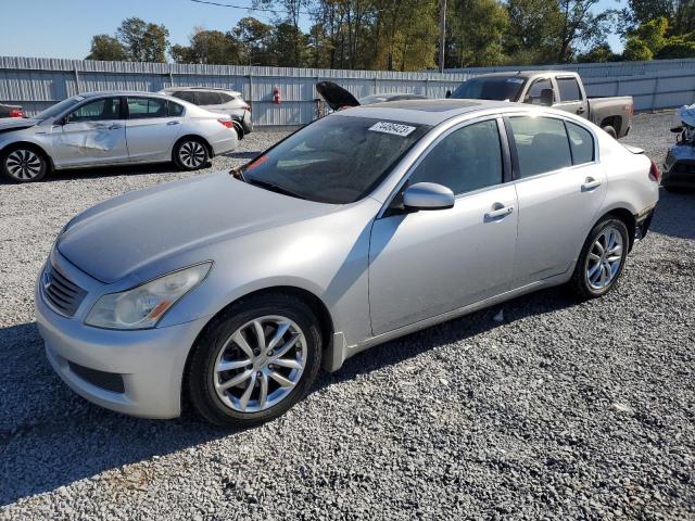 JNKBV61E68M225713 - 2008 INFINITI G35 GRAY photo 1