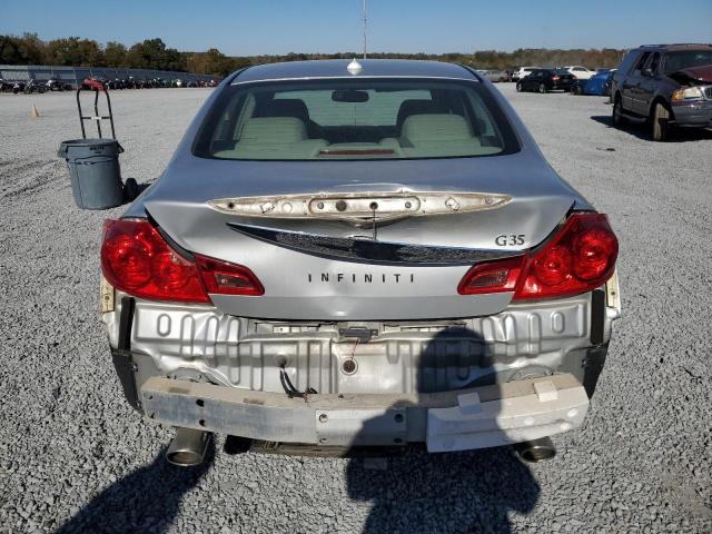 JNKBV61E68M225713 - 2008 INFINITI G35 GRAY photo 6