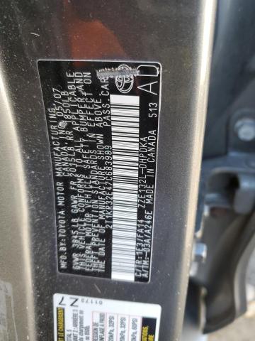 2T1KR32E47C683989 - 2007 TOYOTA COROLLA MA XR GRAY photo 12