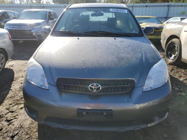 2T1KR32E47C683989 - 2007 TOYOTA COROLLA MA XR GRAY photo 5