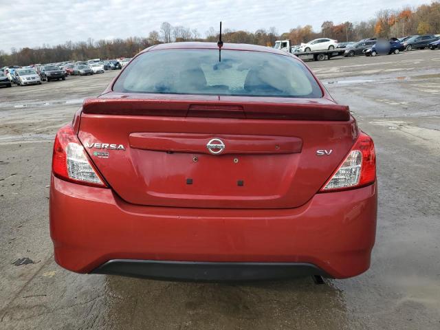 3N1CN7AP9KL815793 - 2019 NISSAN VERSA S RED photo 6