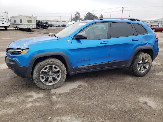 1C4PJMBNXKD158014 - 2019 JEEP CHEROKEE TRAILHAWK BLUE photo 1