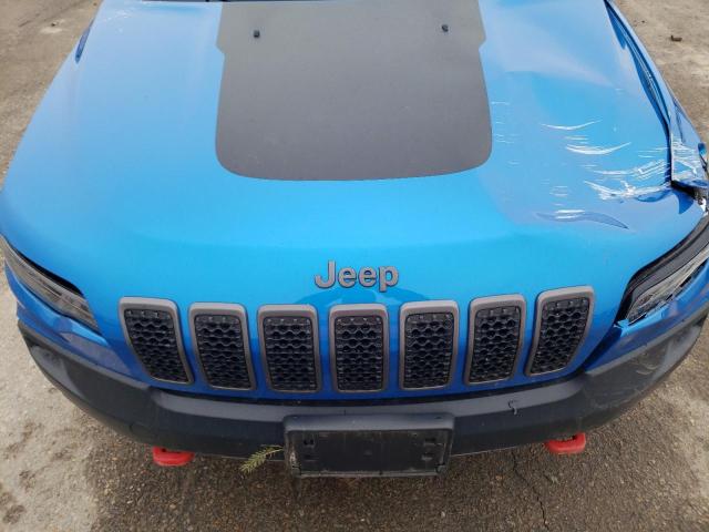 1C4PJMBNXKD158014 - 2019 JEEP CHEROKEE TRAILHAWK BLUE photo 11